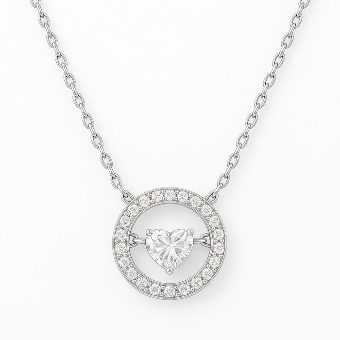 Collar Coeur Suspendu