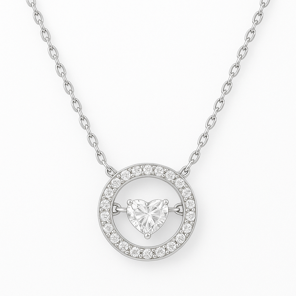 Collar Coeur Suspendu