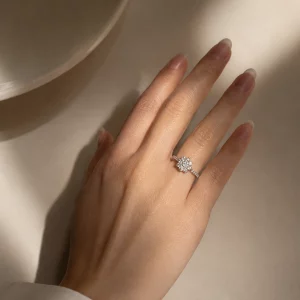 Anillo de Moissanitas Esperanza
